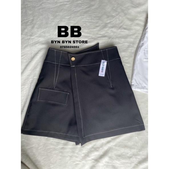 QUẦN  SHORT NỮ GIẢ VÁY CẠP CHÉO VIỀN CHỈ NỔI VV1 [Hàng Siêu Cấp] | BigBuy360 - bigbuy360.vn