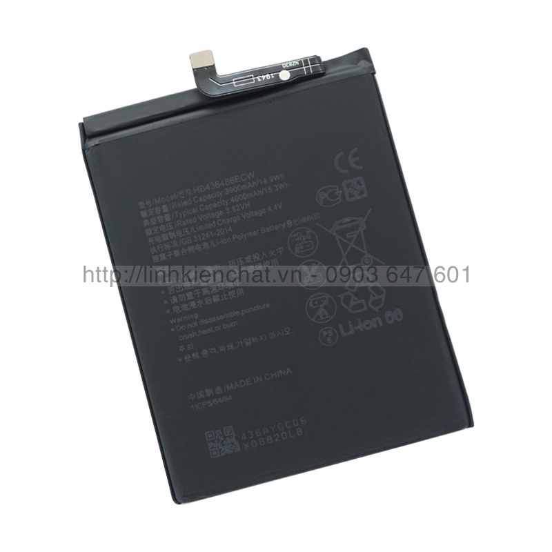 Pin Huawei P20 Pro CLT-L29 CLT-L09 4000mAh Zin - Hàng nhập Khẩu