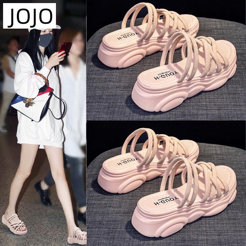 Giày Sandal Đế Dày Phong Cách Thời Trang Roman Dành Cho Nữ