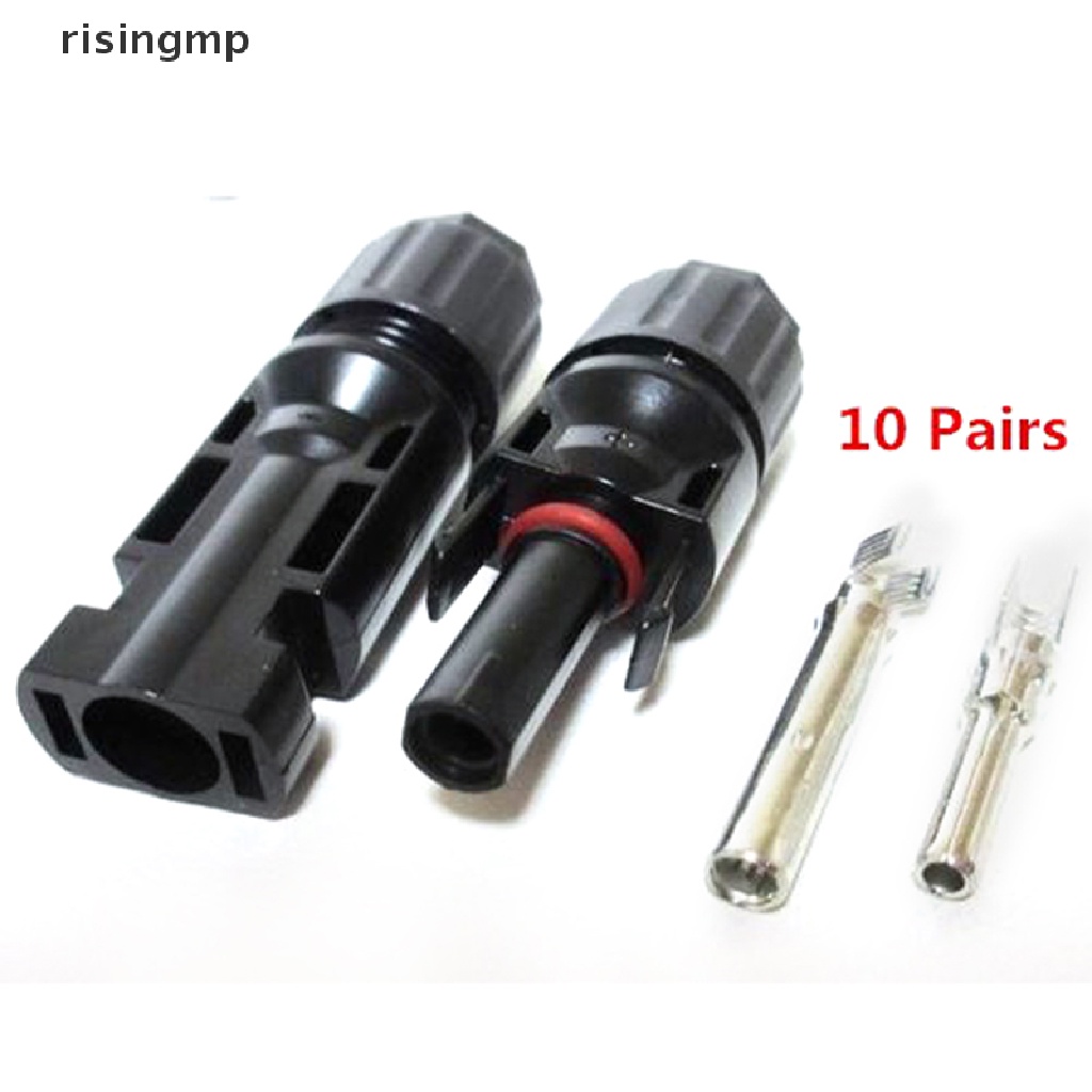 Bộ Đầu Nối Dây Cáp Tấm Năng Lượng Mặt Trời MC4 30A M / F IP67 ♨Trên đó