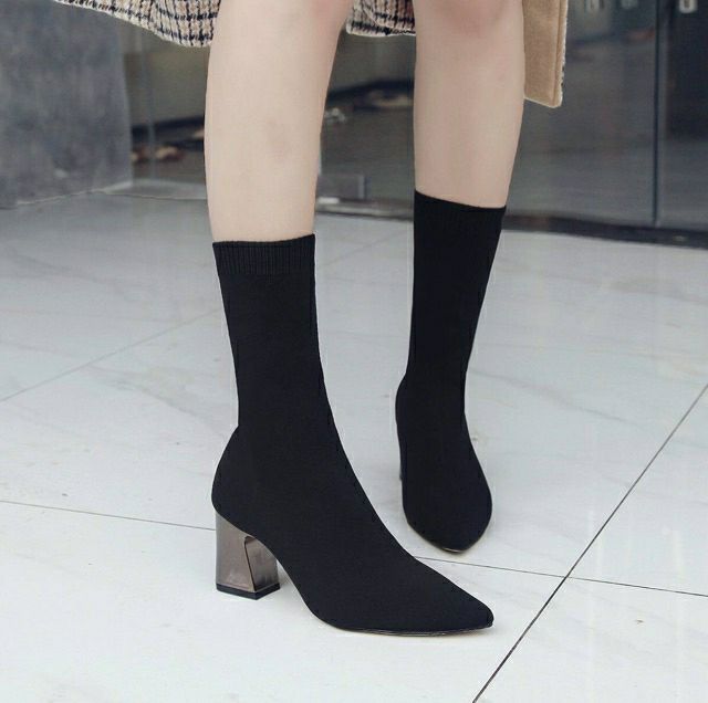 Boot len cổ chun gót gương sang chảnh 2k19 | BigBuy360 - bigbuy360.vn