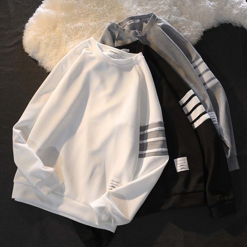 Hàng Có Sẵn Áo Sweater Có Mũ Trùm Không Đường Phố Mùa Xuân Thu Phong Cách Retro Mỹ Mới Cho Nam