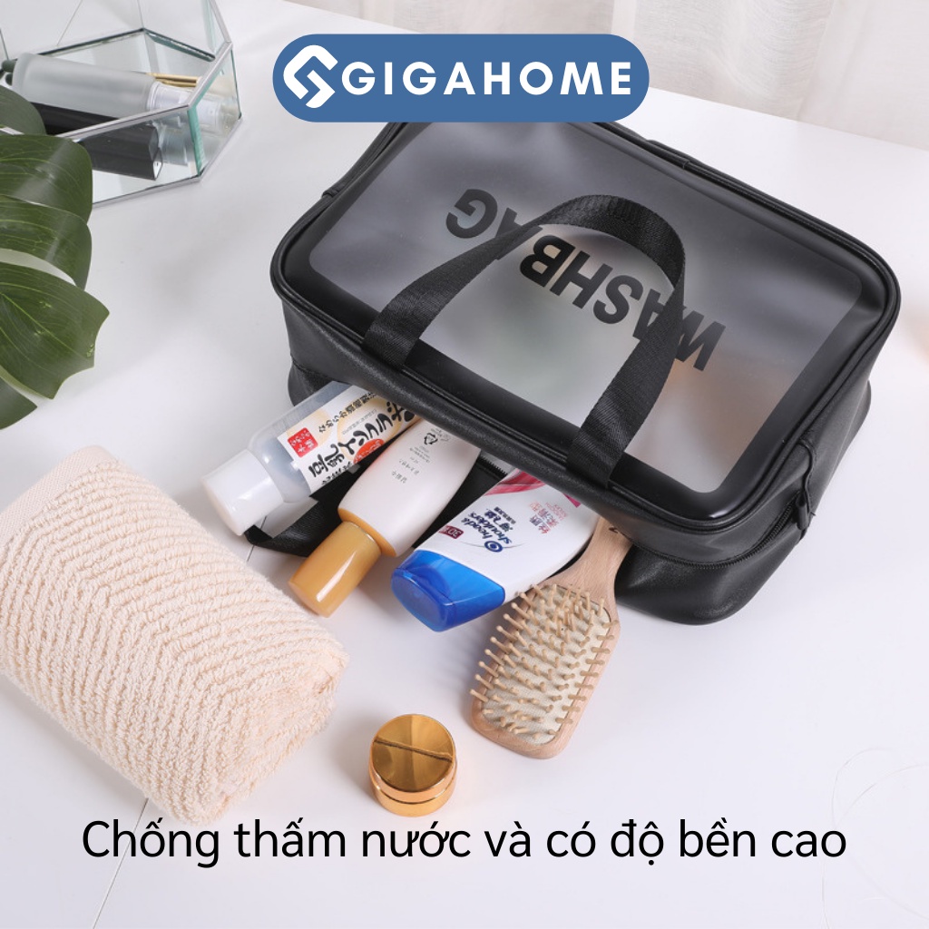 Túi Đựng Mỹ Phẩm, Đồ Trang Điểm GIGAHGOME Đi Du Lịch Chống Thấm Nước Loại Lớn 31x22cm 9414