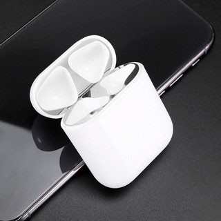 Miếng dán chống bụi kim loại mạ vàng siêu mỏng chống bụi cho phụ kiện tai nghe bluetooth AirPod 1/2 và Pro,inpods 12,i12