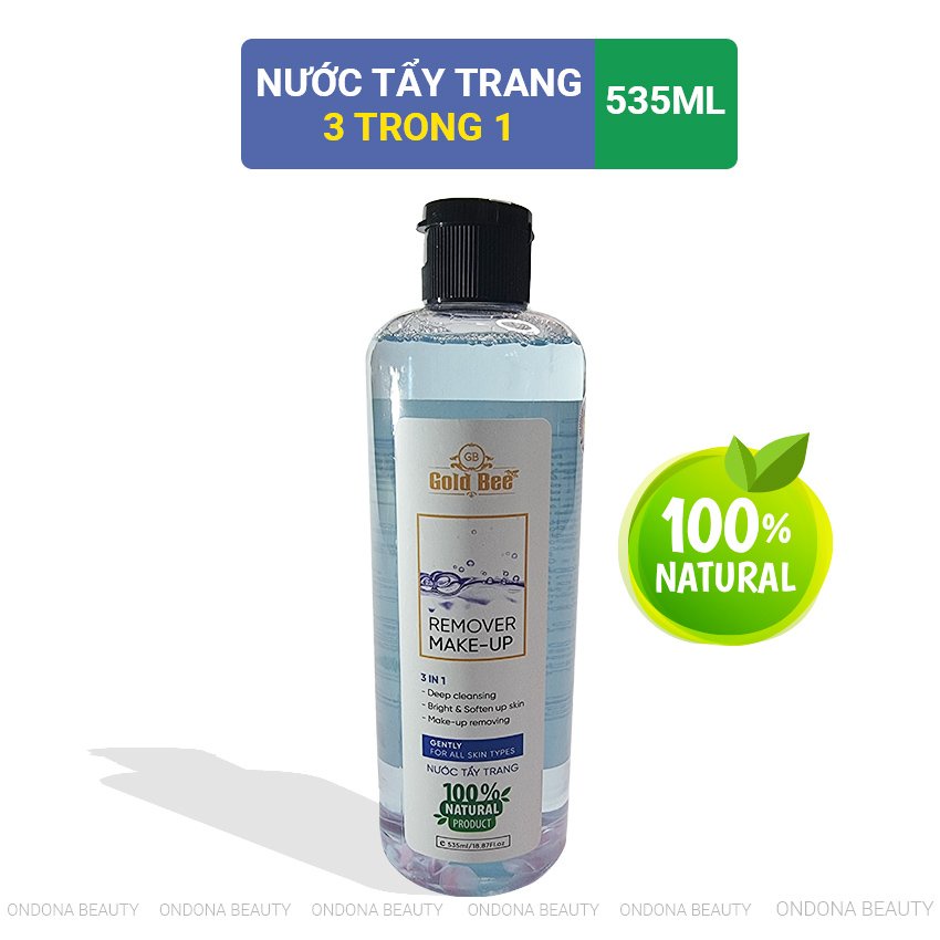 [SẠCH SÂU] TẨY TRANG Chiết Xuất 100% Thiên Nhiên Phù Hợp Mọi Loại Da GOLD BEE _ ONDONA BEAUTY