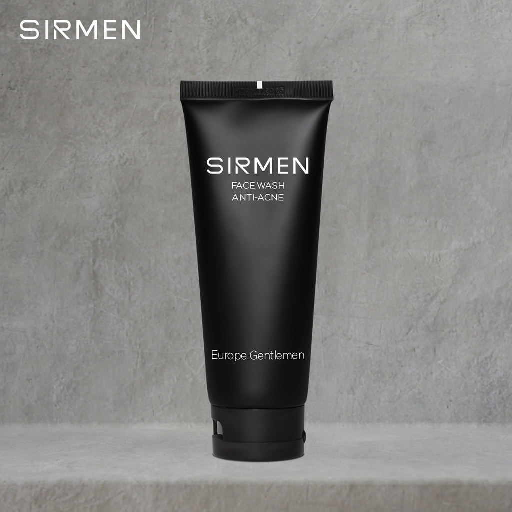 Combo Sữa tắm 350g &amp; Sữa rửa mặt 100g hương nước hoa châu Âu SIRMEN Europe Gentlemen cao cấp chiết xuất tự nhiên