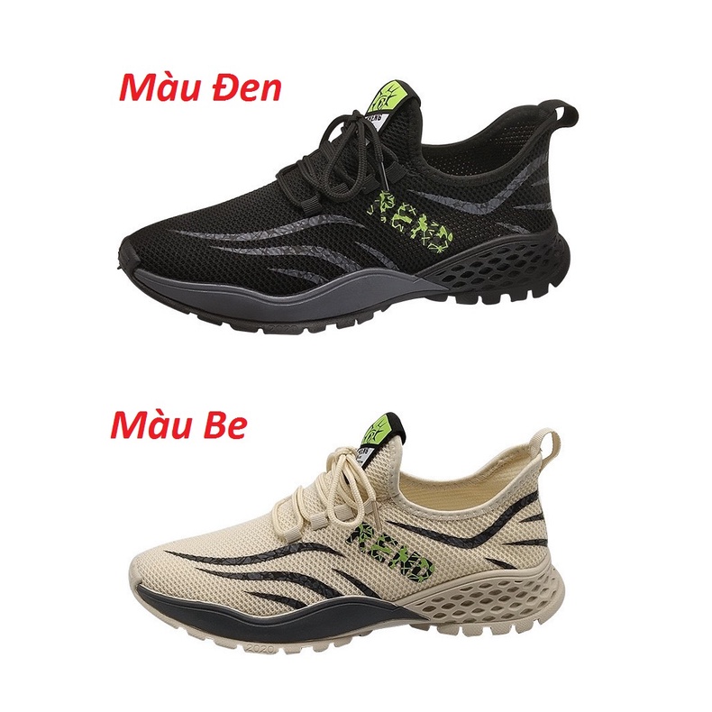 Giày sneaker nam thời trang sườn Trend501 2 màu, giày nam rẻ đẹp 2022