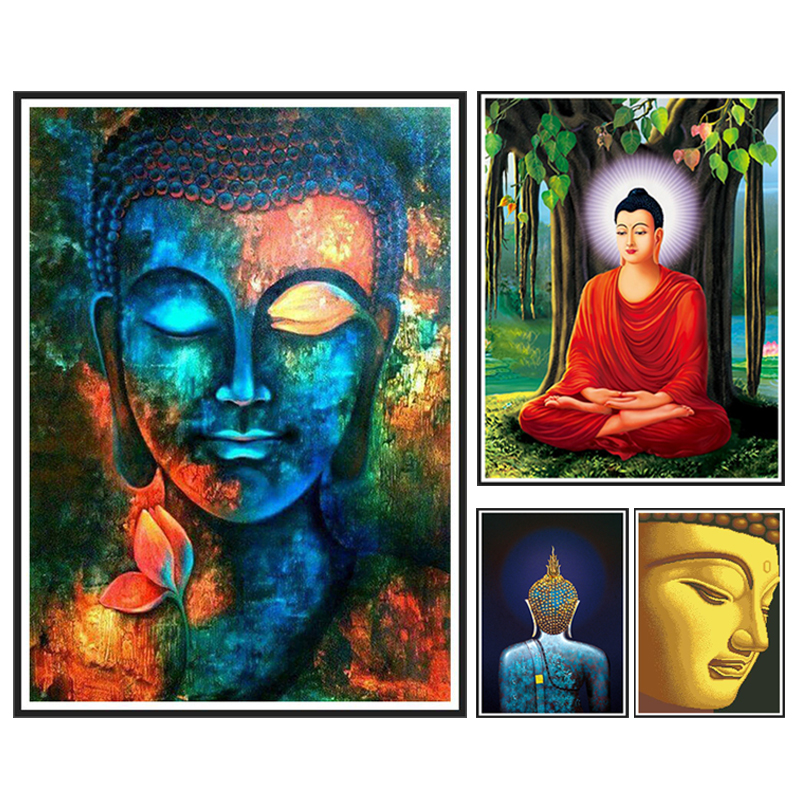 Bộ Tranh Đính Đá 5D Tự Làm Hình Đức Phật