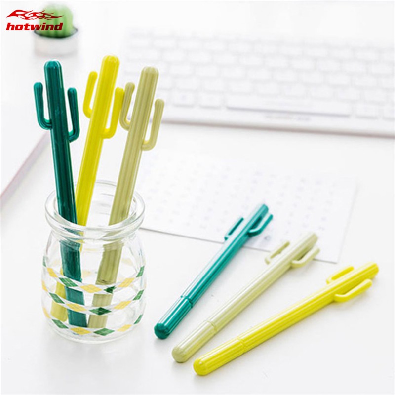 Bút Mực Gel Cỡ Ngòi 0.5mm Hình Cây Xương Rồng Xinh Xắn