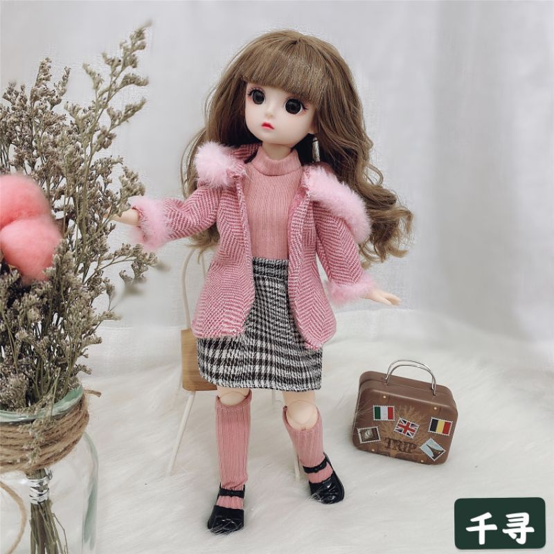 Búp bê Barbie BJD Cao 30cm Khớp Linh Hoạt
