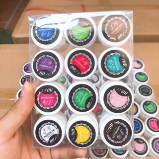 Sét gel vẽ 12 màu đặc nét