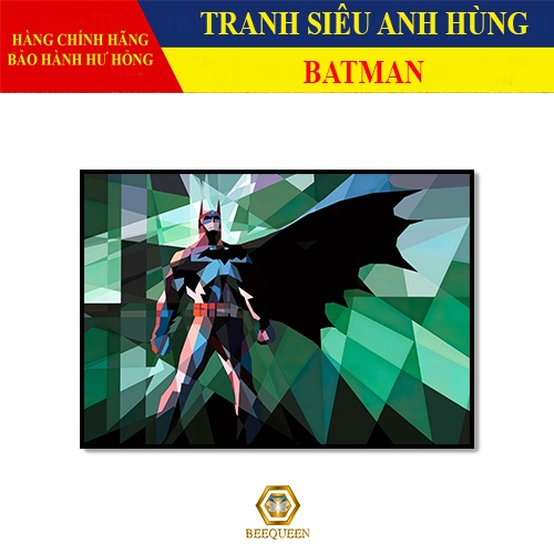 [MS26-51] Tranh Trang Trí Siêu Anh Hùng Bat Man - Tranh Treo Tường  Bat Man