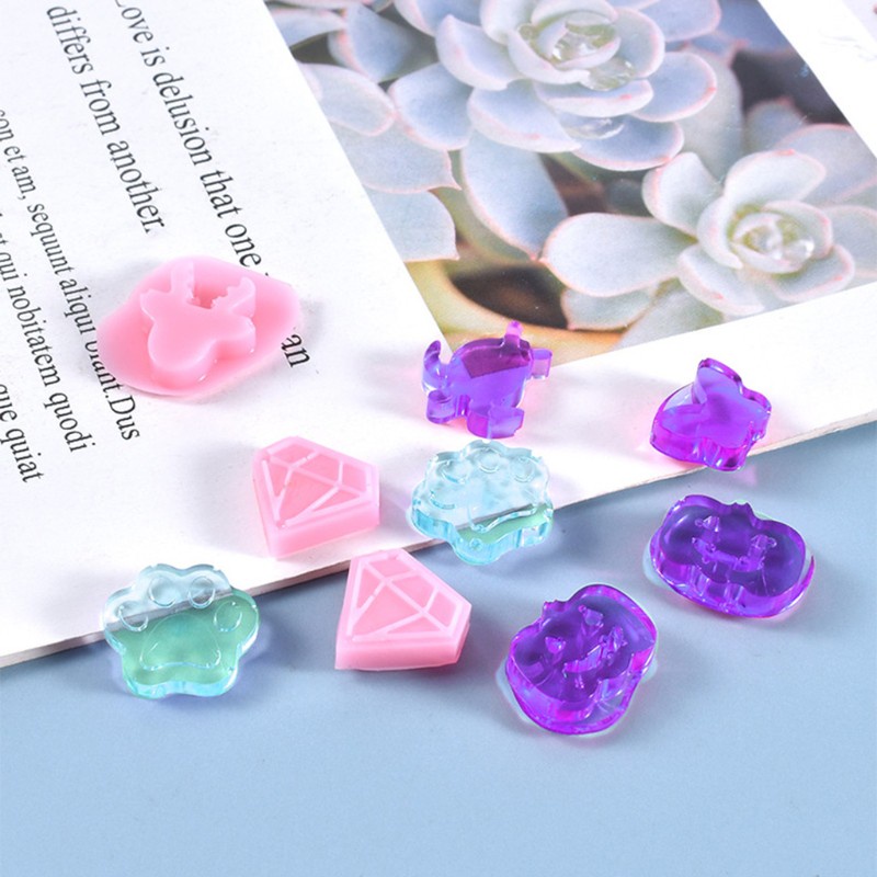 Khuôn Silicone Làm Bông Tai Thủ Công