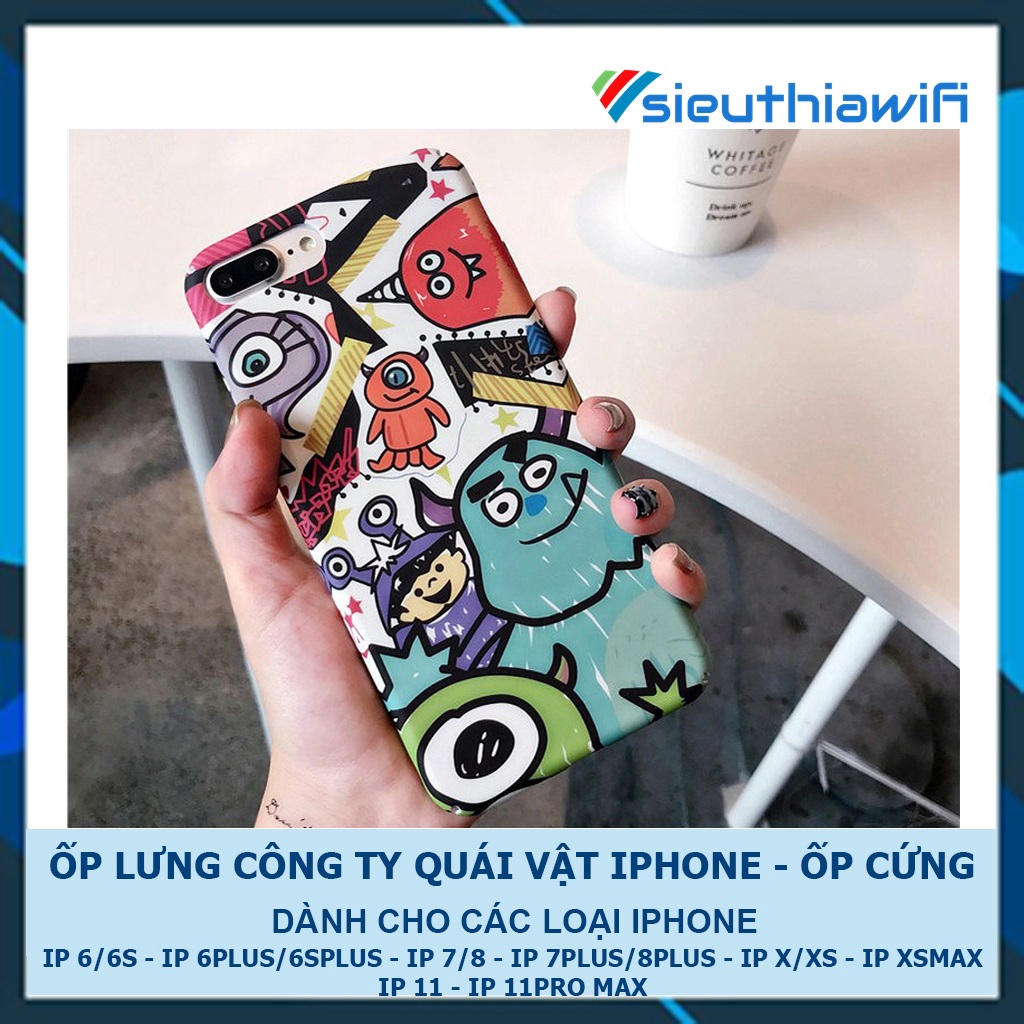 Ốp lưng iphone Công ty quái vật cứng 6/6s/6plus/6s plus/7/8/7plus/8plus/x/xs/xs max/11/11pro max - Awifi Case B3-1