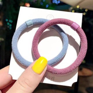 Dây Cột Tóc Co Giãn Nhiều Màu Sắc Phong Cách Hàn Quốc