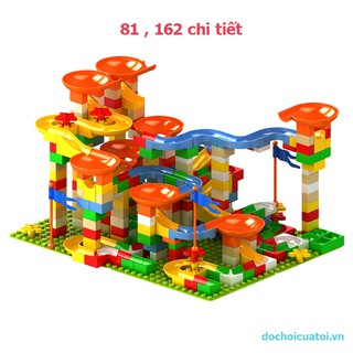 Đồ chơi xếp hình lắp ráp LEGO cầu trượt bi lăn 81/162 chi tiết( Có hộp) - dochoicuatoi.vn