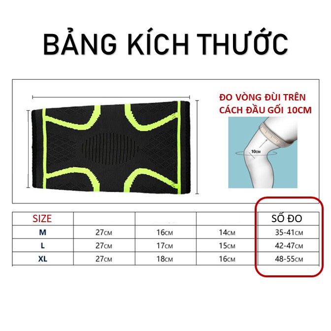 Đai bó gối đàn hồi bảo vệ khớp gối Aolikes AL7718 co dãn tốt cho người chơi thể thao (1 cặp)