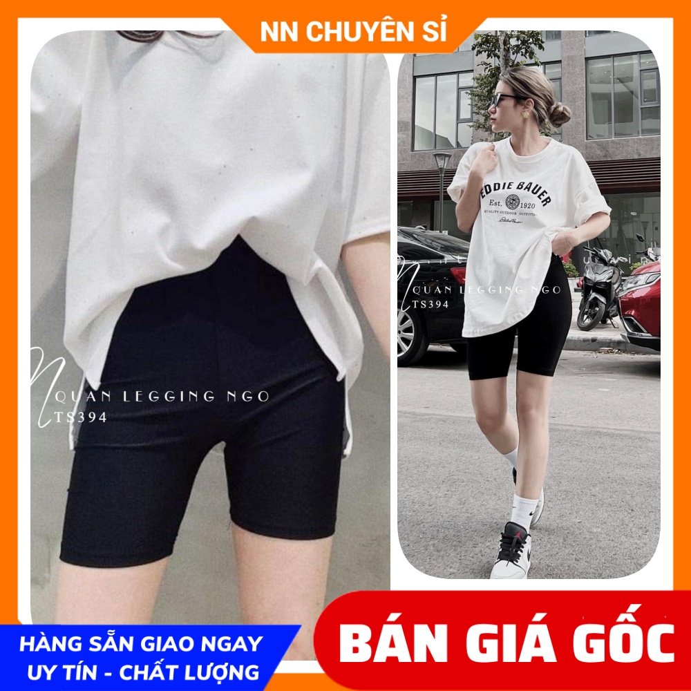 Quần thun đùi lửng Rainbow cuộn tím cho nữ chất thun co giãn lên phôm siêu ôm dáng Quần ngố nữ TS394