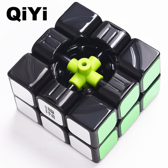 Rubik  3x3 xếp hình rubic 3x3 - QiYi  viền đen/ trắng RB01