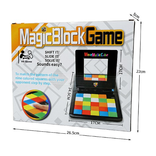 05036 Đồ Chơi Trí Tuệ Rubik's Race - Magic Block Game Board Game Đối Kháng 2 người cực hấp dẫn, luyện phản xạ rubik race