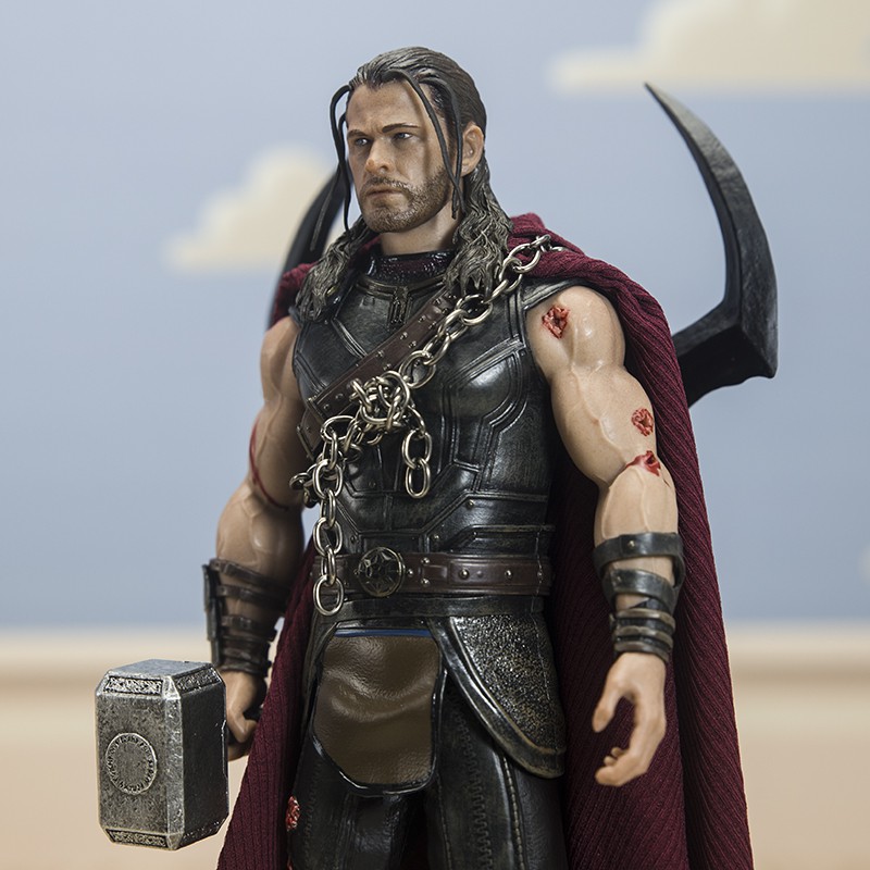 Mô hình tượng tĩnh Thor 3 Ragnarok tóc dài 1/6 Emmpire toys - Avengers