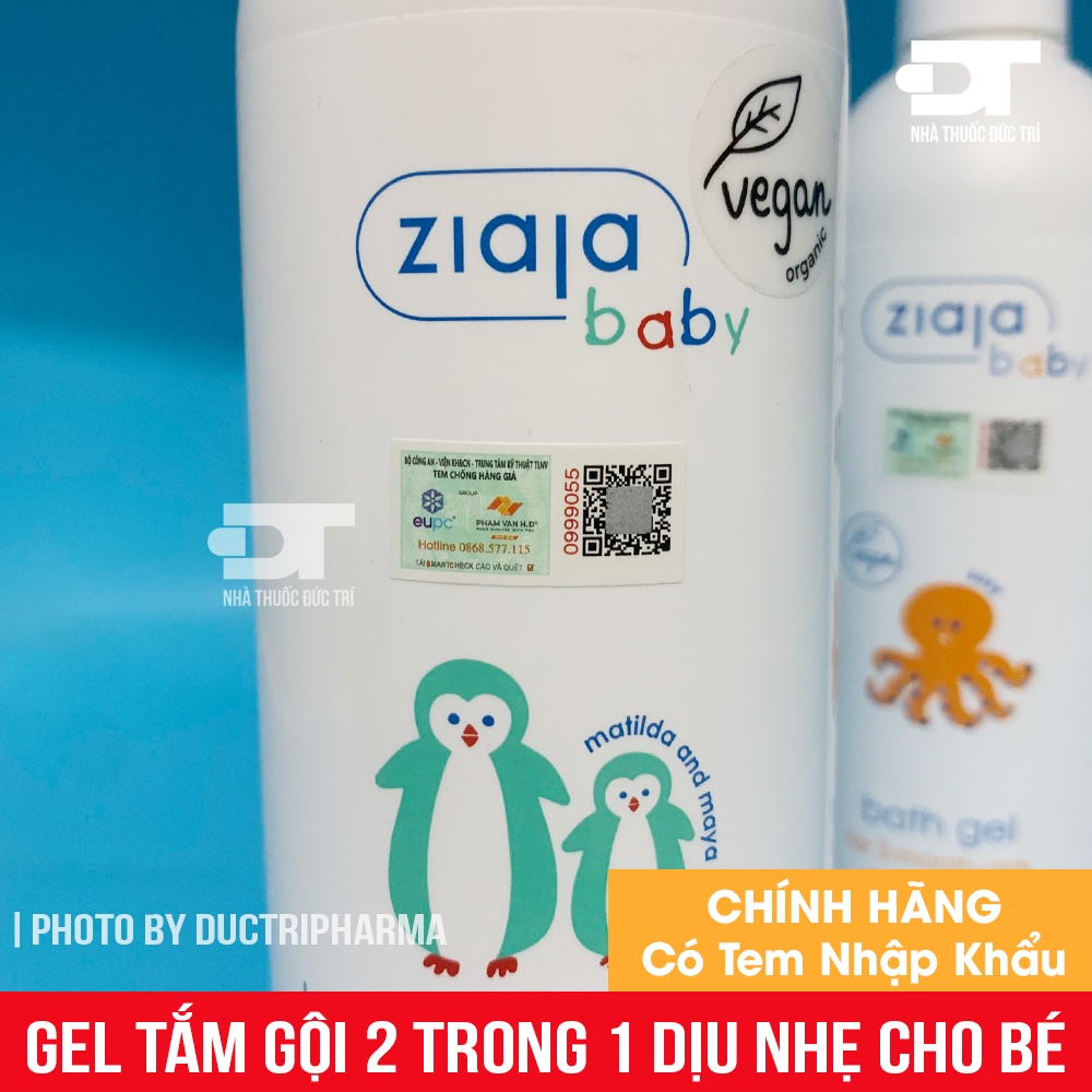 Gel tắm gội cho bé 2in1 Ziaja Baby