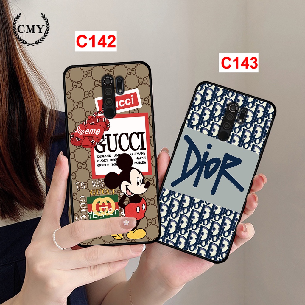 Ốp Redmi 9 - Redmi Note 8 Pro in hình thương hiệu thời trang thể thao. ốp lưng Xiaomi Redmi chất lượng.