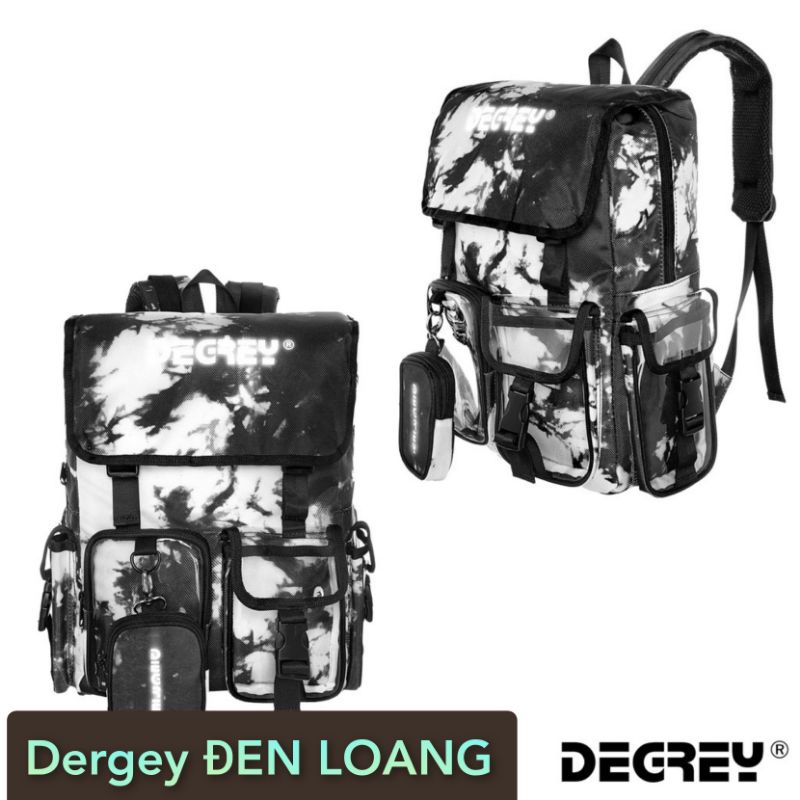 Balo Degrey Sky đám mây và Hồng Basic Backpack thời trang nam nữ đi chơi đi học