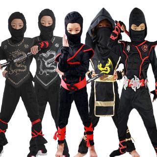 Trang phục Halloween cho bé cosplay chiến binh Ninja anime Nhật Bản
