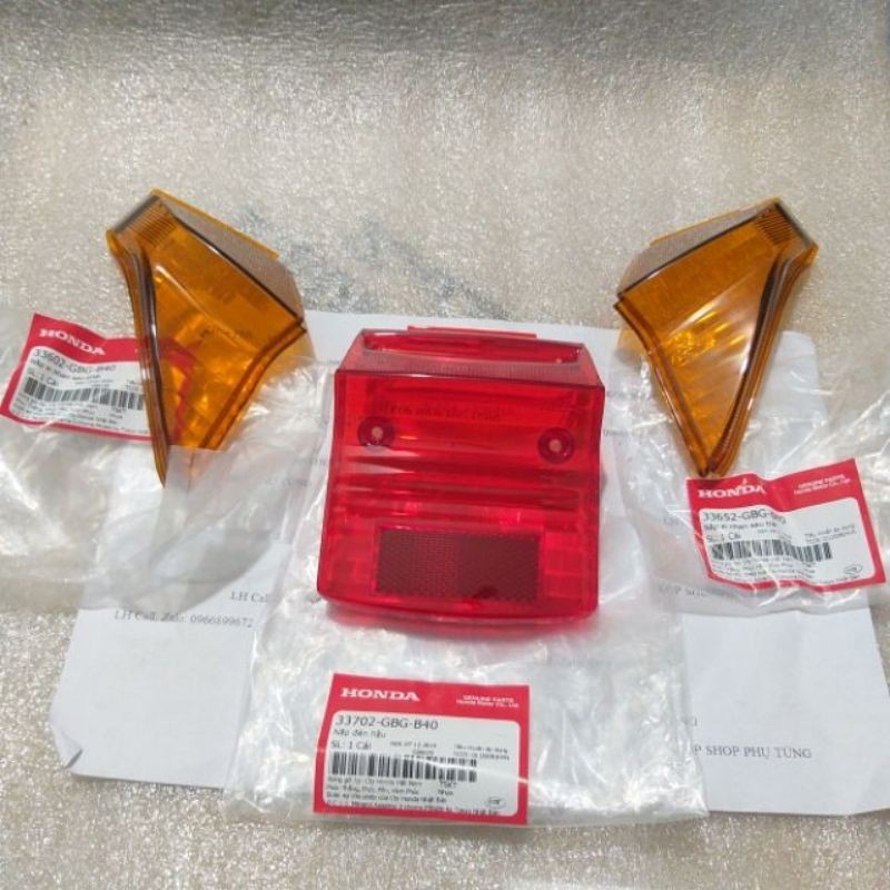 bộ vỏ đèn hậu xi nhan xe super dream chính hãng honda việt nam