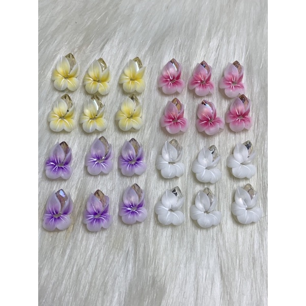 Hoa ly đá - Hoa bột nail mẫu mới