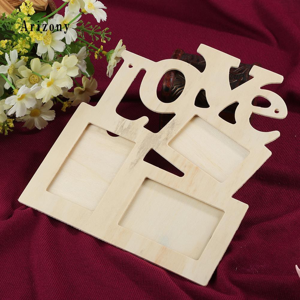 ✮Bộ Khung Ảnh Gia Đình Bằng Gỗ 3 Trong 1