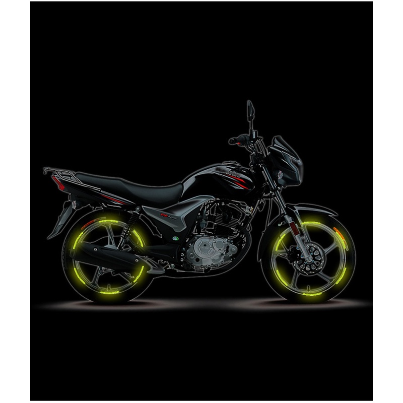 Bộ 20 Chiếc Tem Dán Phản Quang Dánh Vành Bánh Xe, Lazang Ô Tô Xe Máy