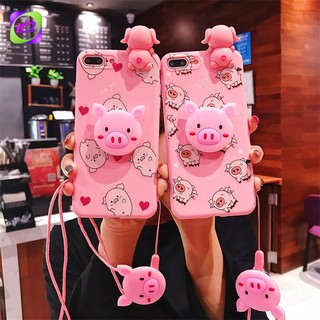 Ốp lưng hình con heo đáng yêu cho điện thoại iPhone 6 / 6S / 6Plus / 7 / 8 / 7Plus / 8Plus / X / XS / XR / XS Max