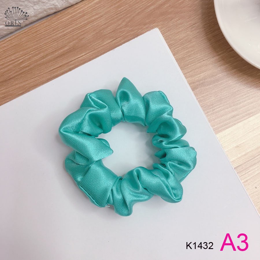 ( Size nhỏ) Dây buộc tóc, cột tóc scrunchies nhiều màu thời trang Orin K1432