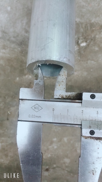 Ống nhôm A6061 D 35mm *5mm*1000mm