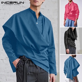 Áo Sơ Mi Nam Dài Tay Cổ Đứng Màu Trơn Thời Trang