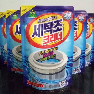 Bột tẩy lồng máy giặt, viên vệ sinh lồng máy giặt