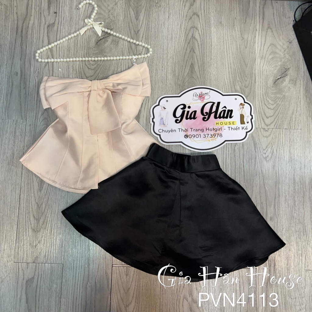 Áo nơ đắp bồ + váy | BigBuy360 - bigbuy360.vn