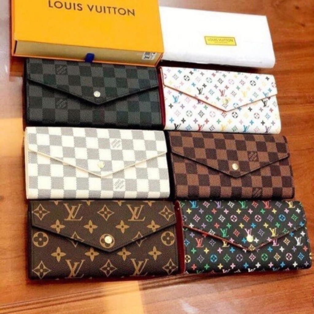 Ví Dài Nữ Dáng Gập Bì Thư Hàng Full Box Nhiều Ngăn Đẻ Được Tất Cả Các Dòng Điện Thoại- Ví Cầm Tay Dư Tiệc Size 20 | BigBuy360 - bigbuy360.vn