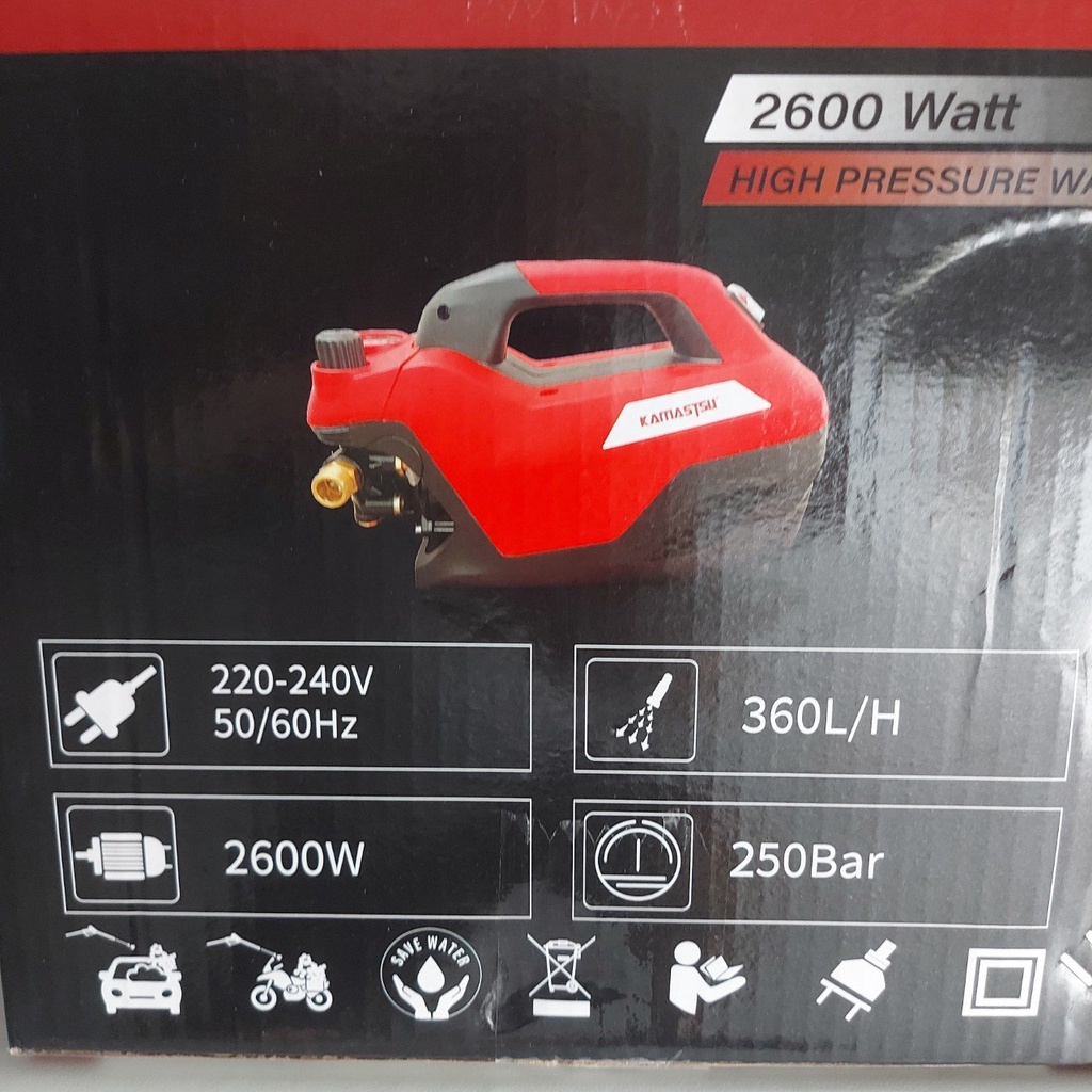 MÁY RỬA XE CÓ CHỈNH ÁP THƯƠNG HIỆU KAMASTSU 2600W  HÀNG CTY BAO CHẤT BAO GIÁ HÀNG CHẤT LƯỢNG