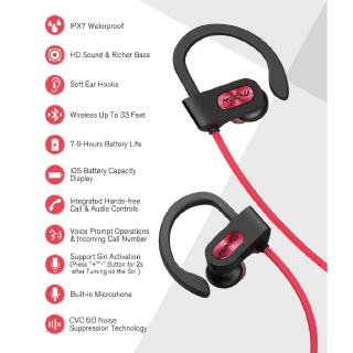 Bộ tai nghe không dây bluetooth Mpow 088 phát lại sau 7-9 tiếng