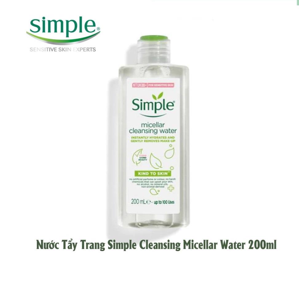 Nước Tẩy Trang Simple Micellar Cleansing Water 200ml -  thegioimypham1