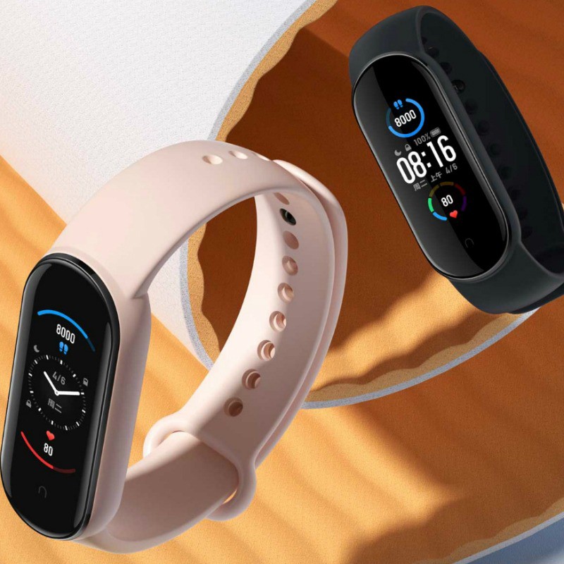 Dây Đeo Thay Thế Chất Liệu Silicon Trơn Xiaomi Miband 5 mi band 6 Nhiều Màu