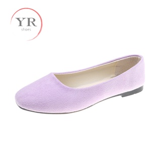 Giày Lười Da Lộn Plus Size 35-43