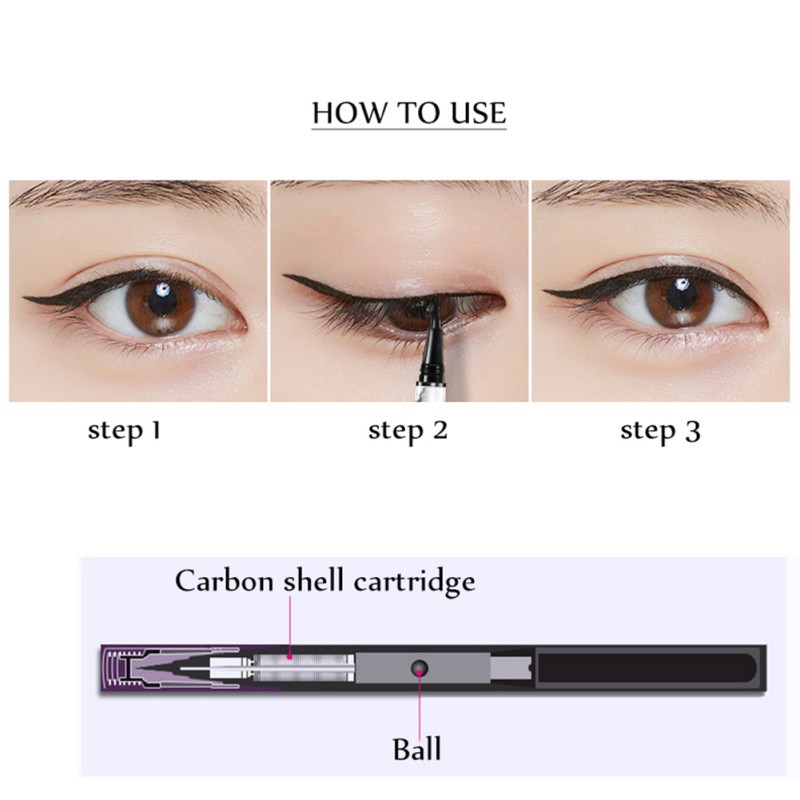 ♕ exo ღ MAYCREATE Professional Liquid Eyeliner Pen Quick Drying Waterproof