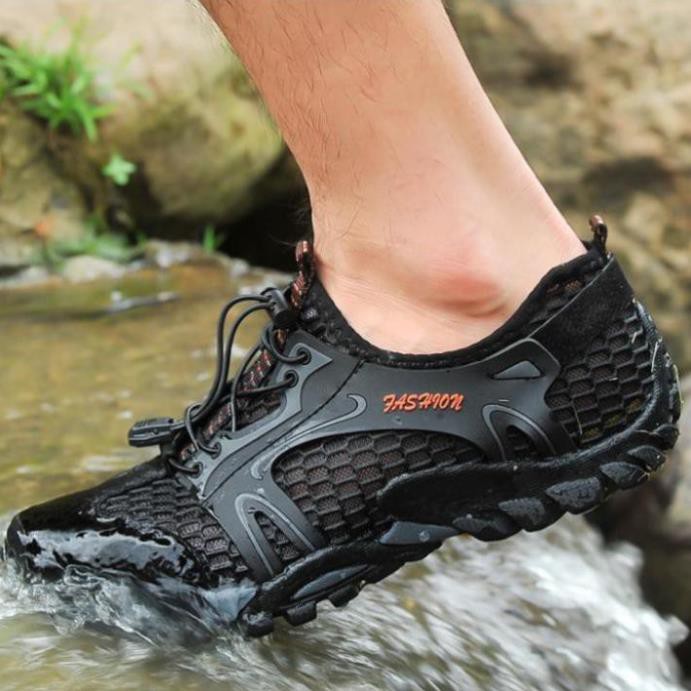 [Giày Phượt] Giày Leo Núi - Giày Trekking Lội Suối - Thoát Nước Nhanh Fashion H6 - giam gia