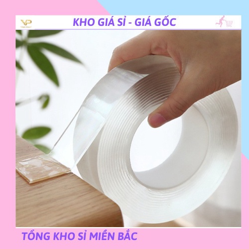 [❌GIÁ SỈ❌] Băng Dính 2 Mặt Đa Năng Trong Suốt 88127