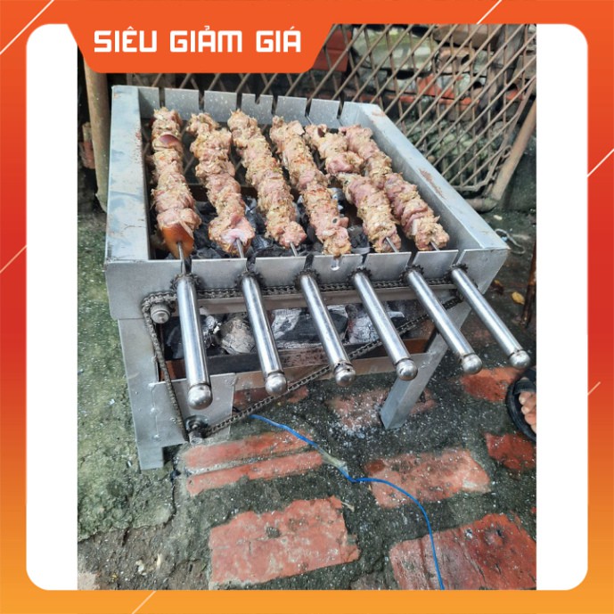 Bếp nướng than hoa 6 xiên - mini BẢO HÀNH 18 THÁNG