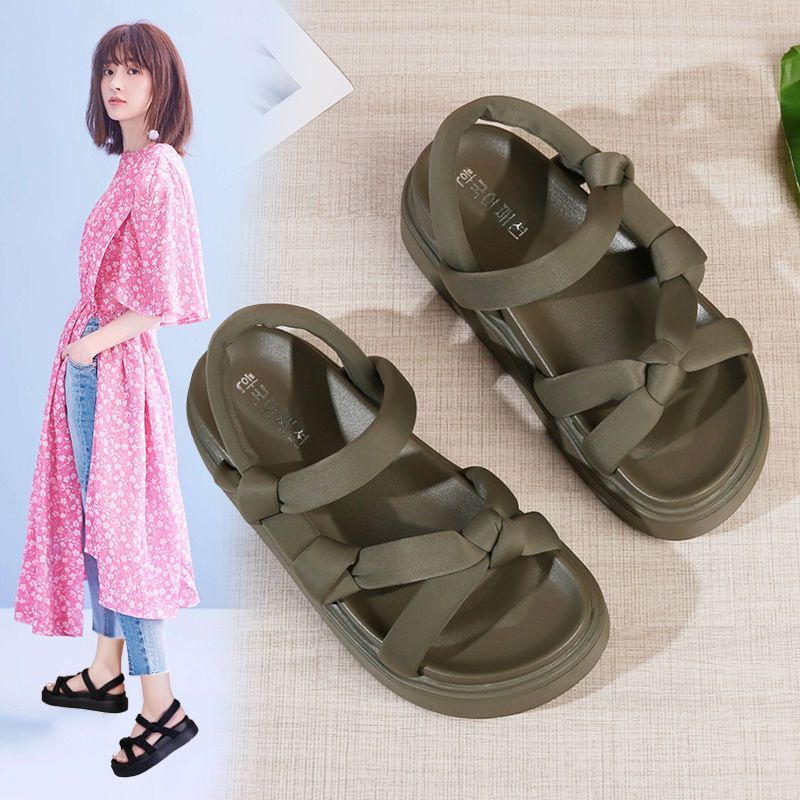 COOL A Giày Sandal Đế Mềm Dày Thời Trang Mùa Hè  Dành Cho Nữ dép xăng đan nữ giày nữ giày đế bằng giày sandal sandals nữ xăng đan đế bằng san đan sandal giá rẻ giày rẻ giầy sandan nữ